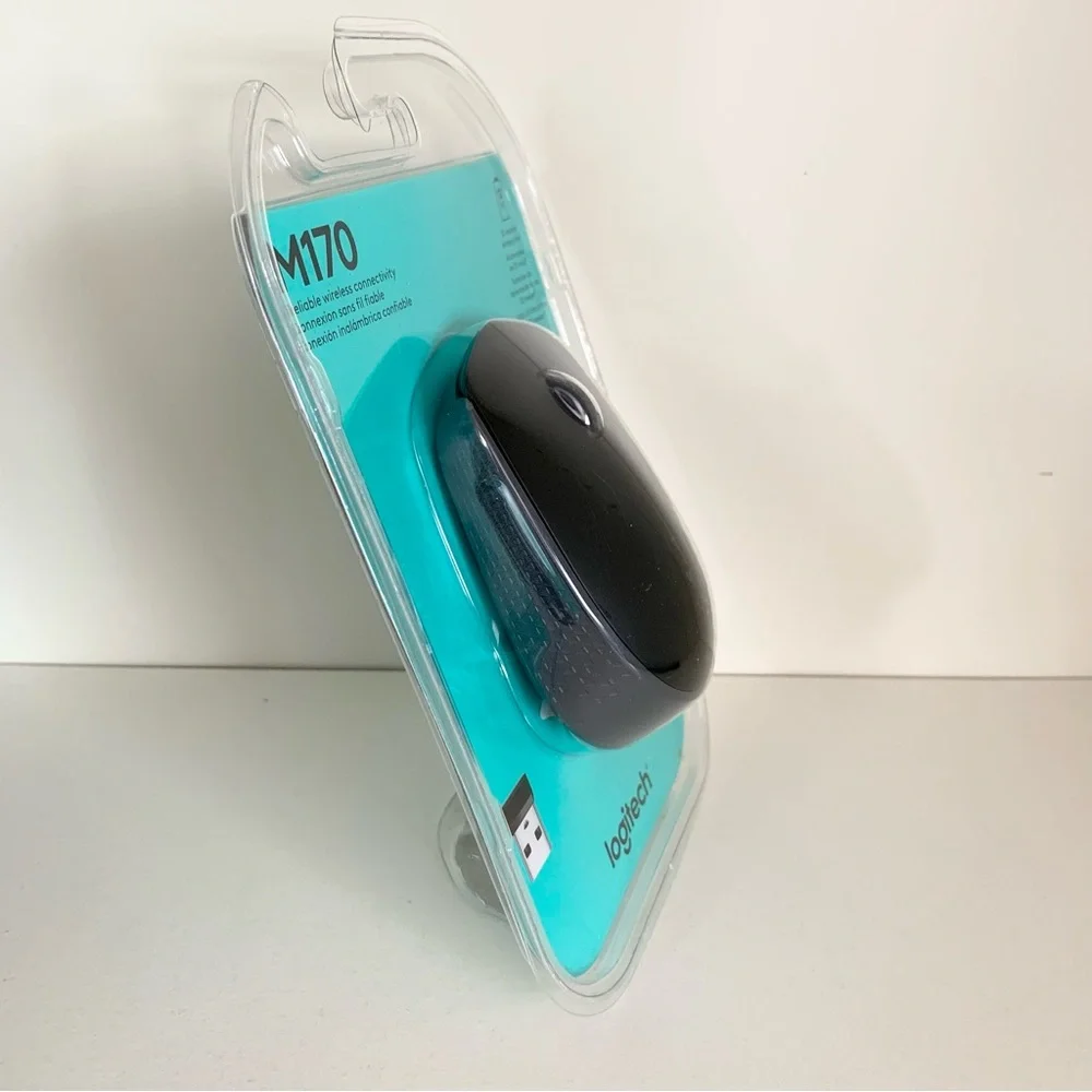 Wireless Logitech Mouse m170 black